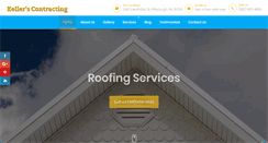Desktop Screenshot of kellerscontracting.com